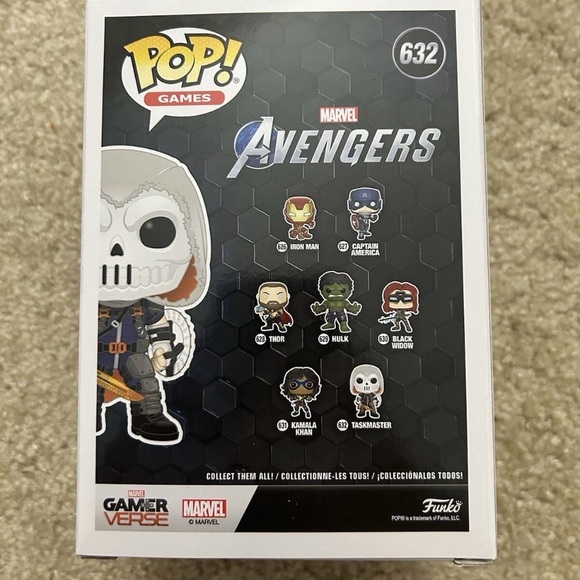 Funko Pop! Marvel Taskmaster Figure - Black and White - Picture 3 of 5
